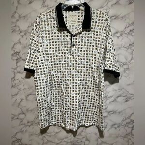 Axis LA Men Polo Golf Short Sleeve Shirt XL
